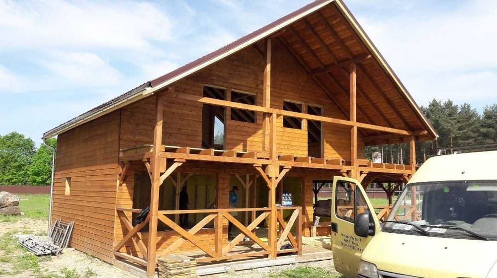 Domki letniskowe i całoroczne – pełne wykończenie, sauna, toaleta