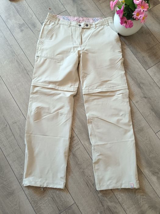 Spodnie spodenki L xl beżowe jasne