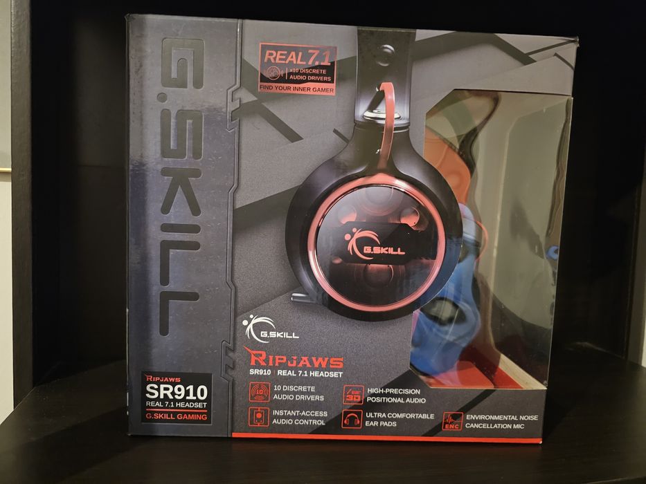 Auscutadores 7.1 G.Skill Ripjaws SR910 em optimo estado.