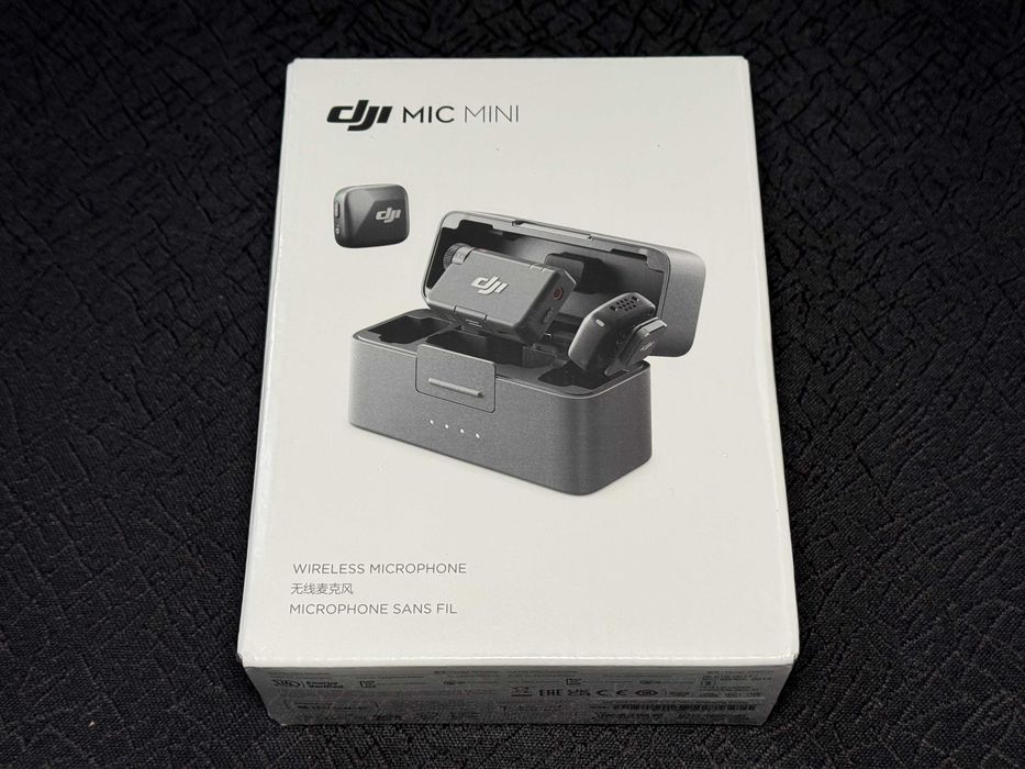 DJI Mic Mini - бездротова система: 2 мікрофони, приймач, зарядний кейс