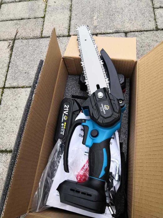 Motoserra Elétrica PORTÁTIL c BATERIA [Novo & Selado]