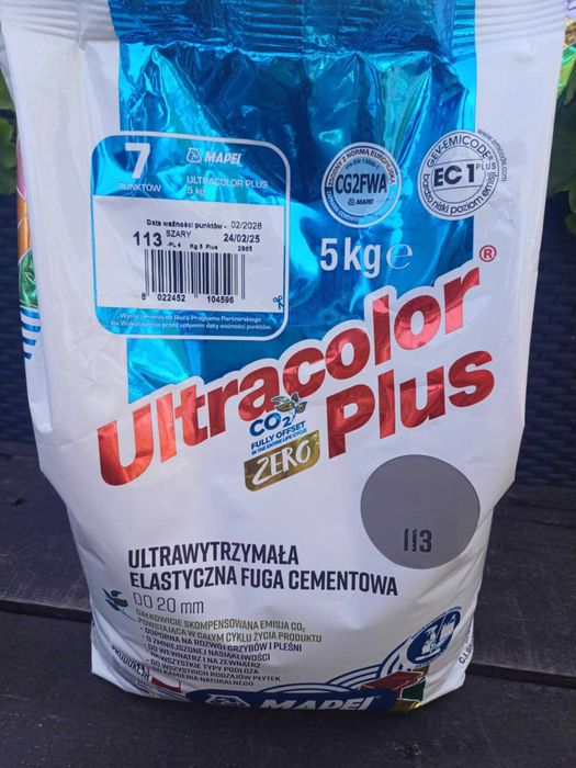MAPEI FUGA Ultracolor Plus 113 SZARY 5 kg- fuga elastyczna