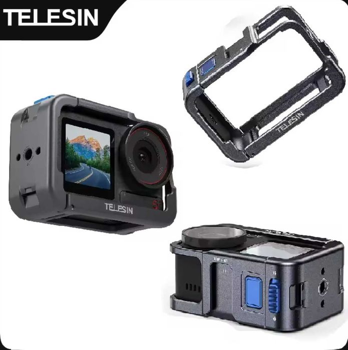 Etui ochronne do DJI OSMO Action 3 4 5 Pro ze stopu aluminium TELESIN