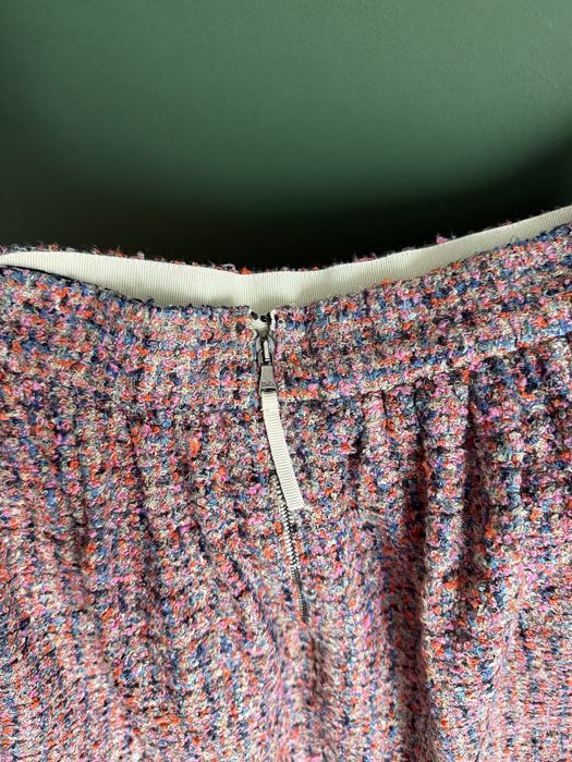 Рожева твідова спідниця букле від Dolce Gabbana оригінал