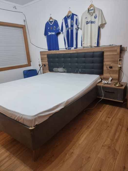 cama queen size completa