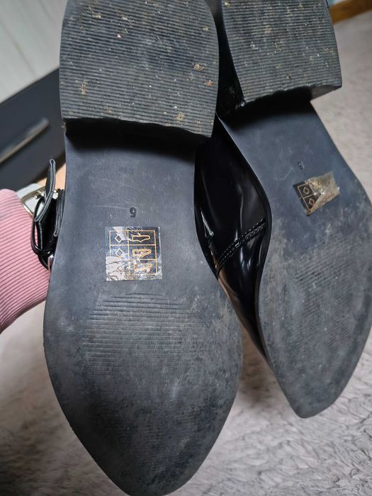 Czarne lakierowana Asos rozm.38