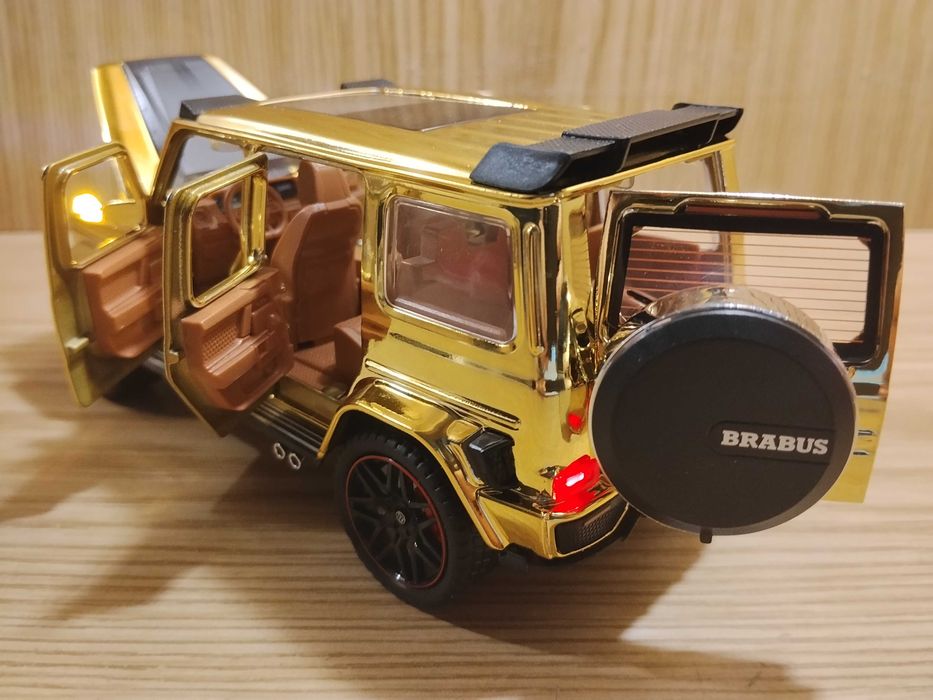 Модель Mercedes-Benz Brabus Gelandewagen 1:32 автоэксперт металл свет звук инерция Мерс Гелик Gelik машинка