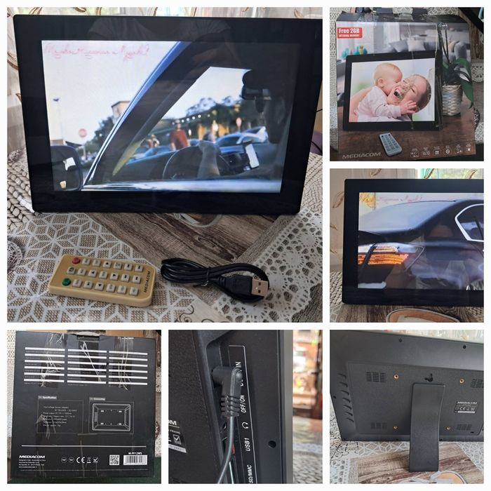 Цифровая фоторамка 12'1 Mediacom