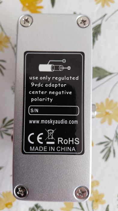 Pedal de Guitarra MOSKY. Novo