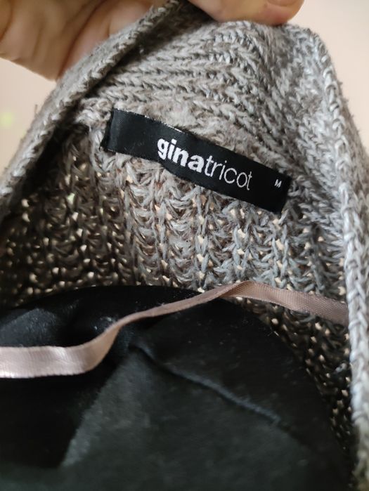 Długi sweter damski