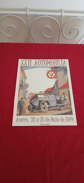 Cartaz XXII Automobilia Aveiro, de 2014