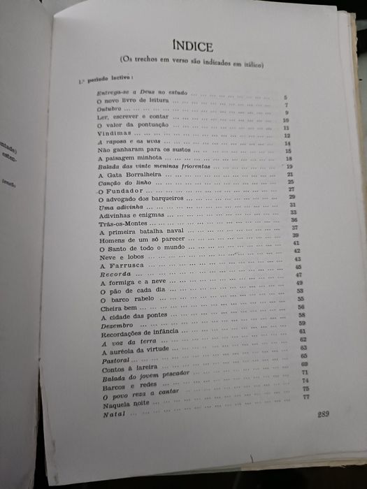 Livro antigo de língua portuguesa Vol. I
