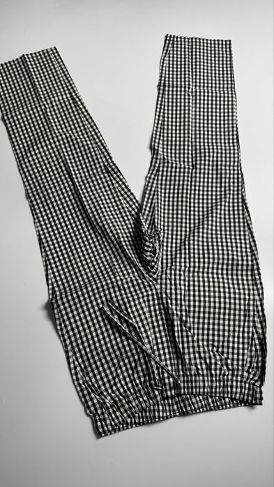 Nowe damskie spodniw od pizamy w kratke 36 S