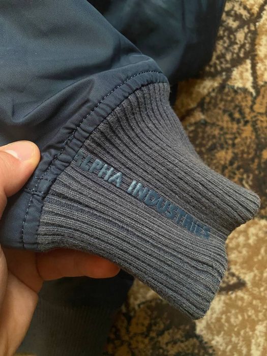 Бомбер Alpha Idustries MA-1 CWU 45 з натуральним хутром Injector III