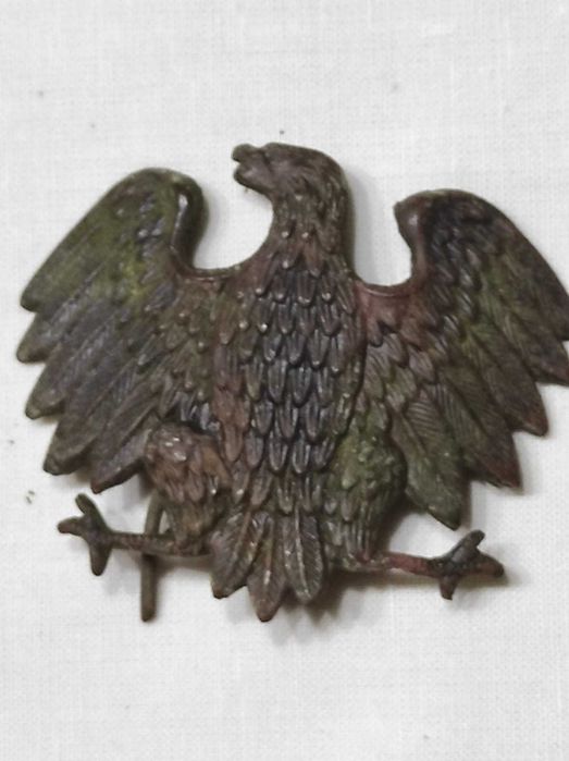 Oryginalny Orzełek wz. 43 „Kurica” z Wąsem – LWP Sielce 1943 1 Dywizja im. Tadeusza Kościuszki. Unikat