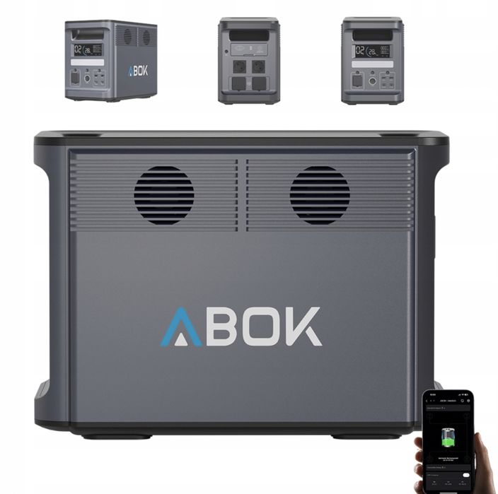 Портативна персональна станція ABOK 2000w +додаток