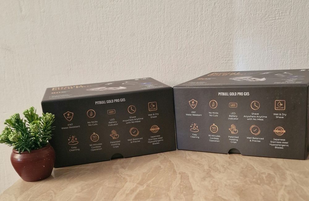 Електробритва для голови та обличчя Skull Shaver PitBull Gold Pro