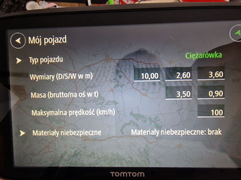 NAwigacja TOMTOM 6250