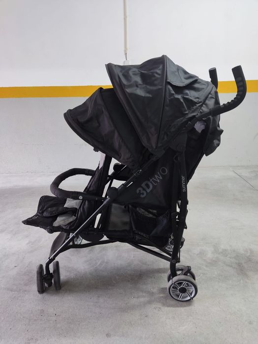 Carrinho bébé 2 lugares