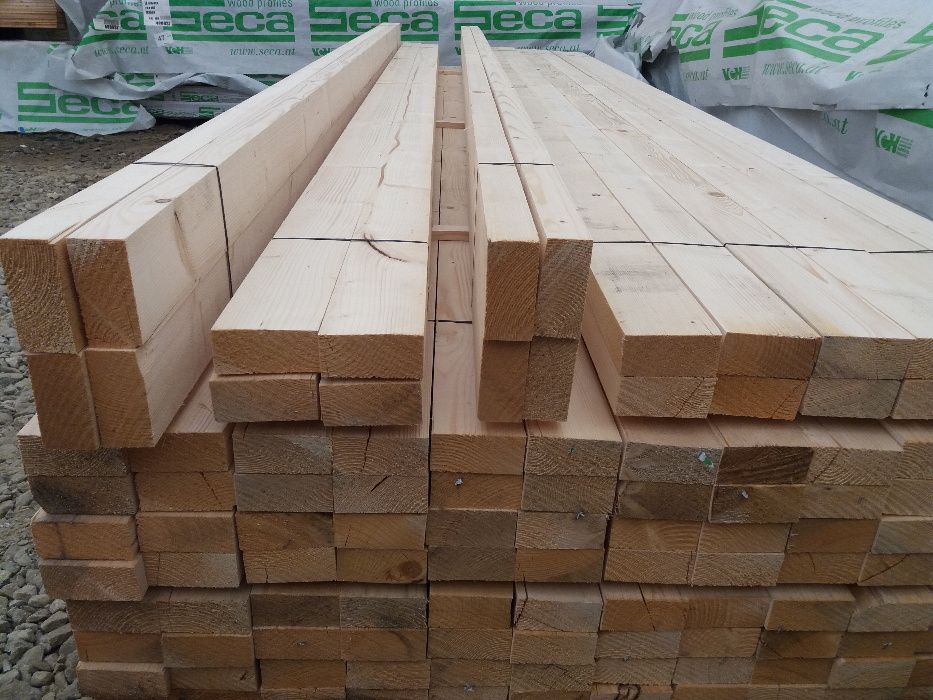 Kantówki świerkowe suszone