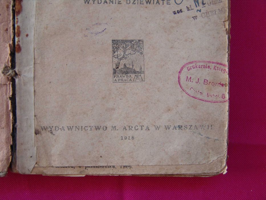 Bardzo stary podręcznik do geometrii