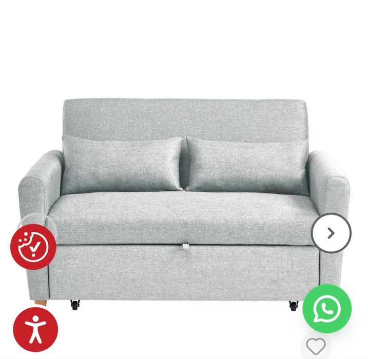 Sofá cama 2 lugares