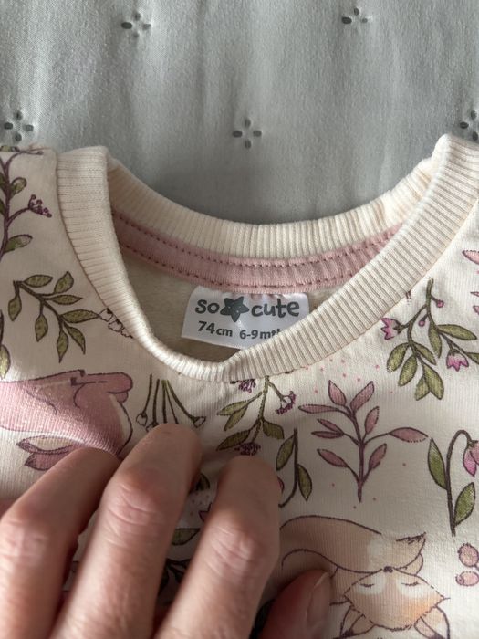 Dwa Komplety Dresy Dla Dziewczynki Nowe 74