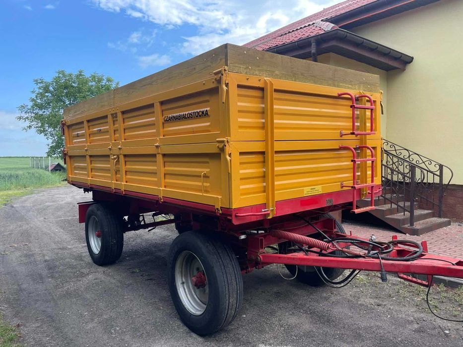 przyczepa rolnicza wywrotka agromet t-104 3-strony/8ton/dolne zamki/oferta prywatna/zamiana !
