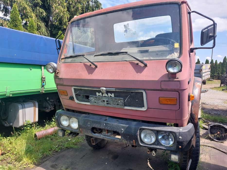 Man 9.150 4x4, zderzak metalowy