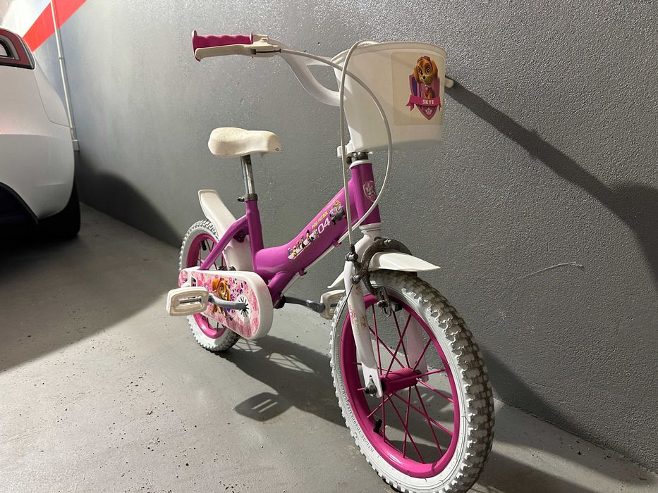 Bicicleta Menina Patrulha Pata