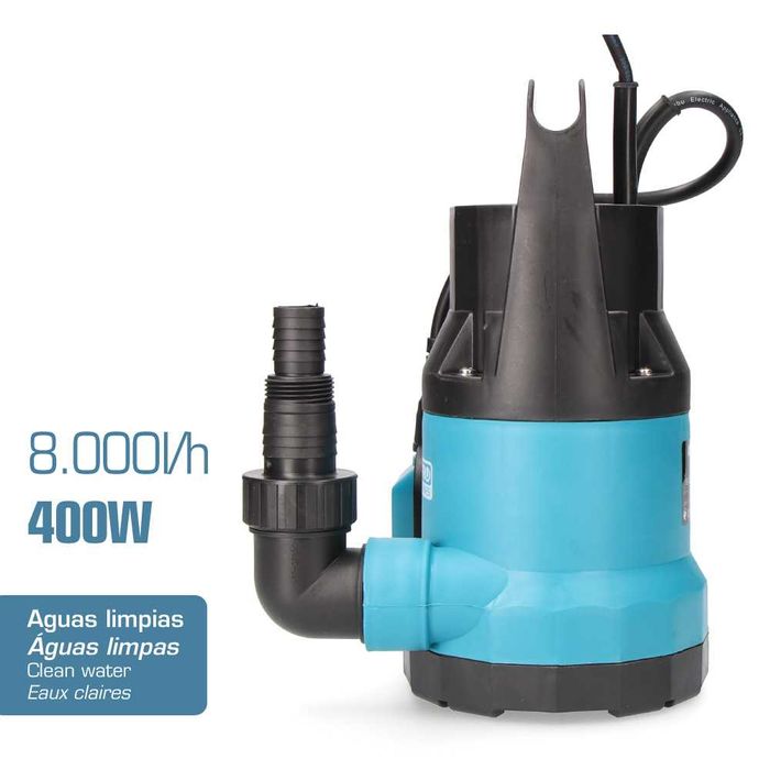 Bomba de Agua electrica 400W 8000Lt/hora novas com garantia