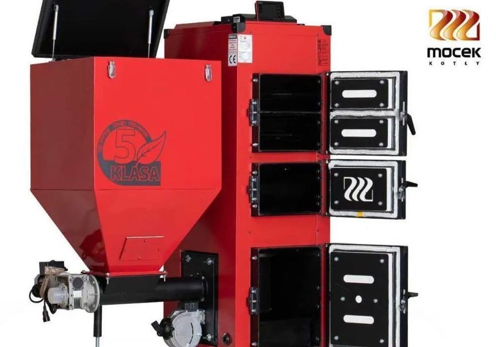 Kocioł Piec na ekogroszek Mocek 20KW z możliw. pellet drewno 5 klasa