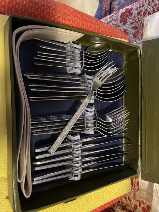 Вилки мельхиор набор, нержавейка наборы