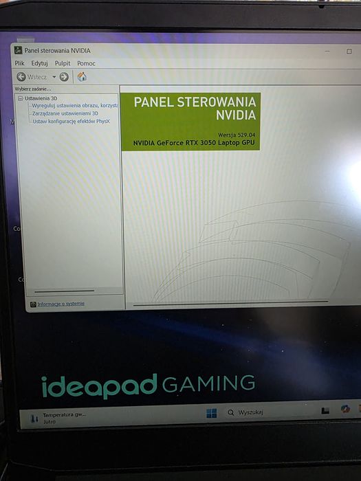 Laptop Lenovo  IdeaPad Gaming  I5-11320H/32GB RAM/RTX3050/1TB SSD