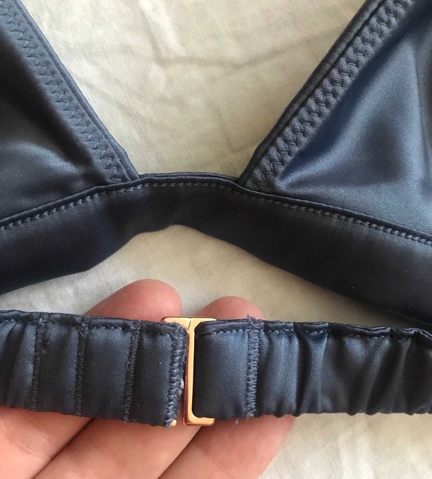 Stanik satynowy Victoria Secret nie noszony rozmiar S