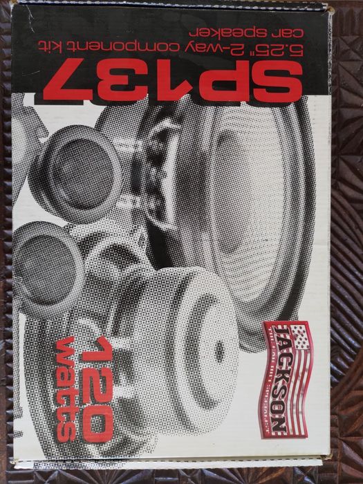 Colunas carro Jackson SP137 5.25" novas na caixa 120watts