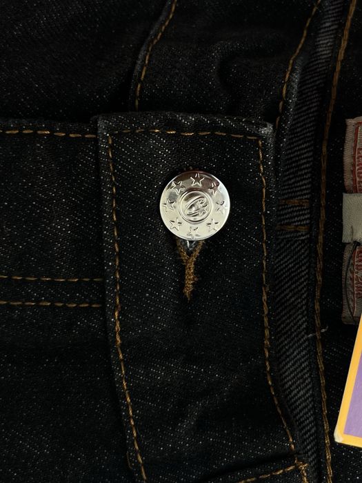 Calções Corteiz Crest Chainstitch Denim