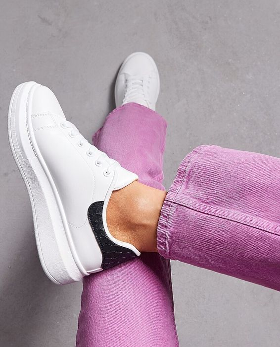 Modne białe sneakersy r.36,37,38,39,40,41  HIT!