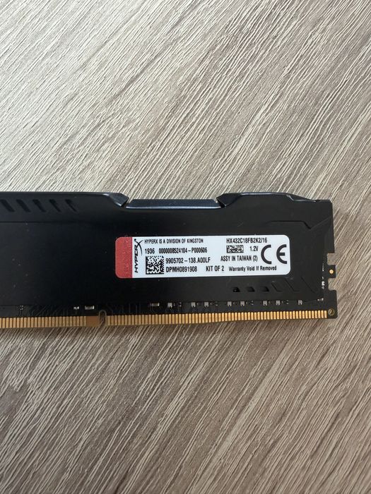 Memória RAM HyperX Fury 8GB  DDR4