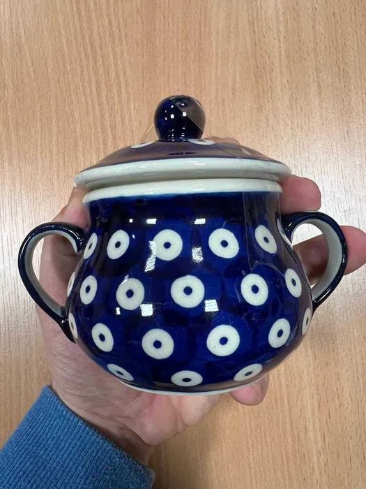 1017 Cukiernica z uszami Ceramika Bolesławiec