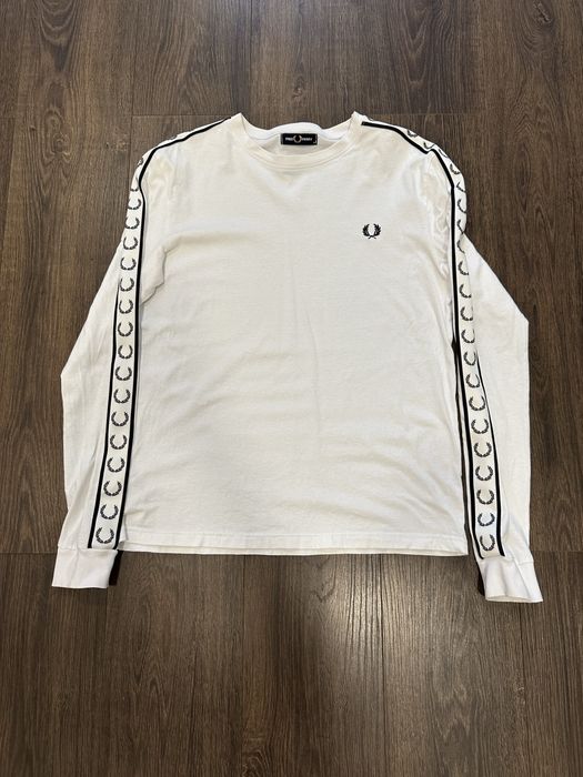 Longsleeve Fred Perry z lampasami
