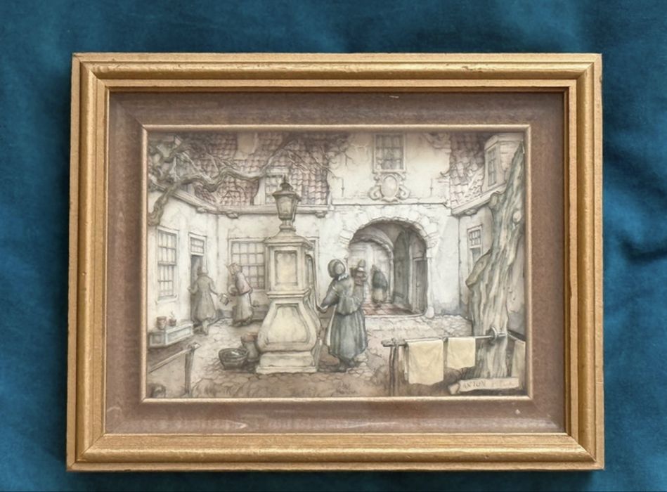 Anton Pieck obraz 3D XIX wiek