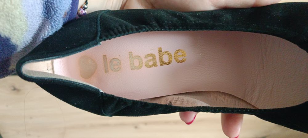 Buty na obcasie La babe rozmiar 39,5 niski obcas