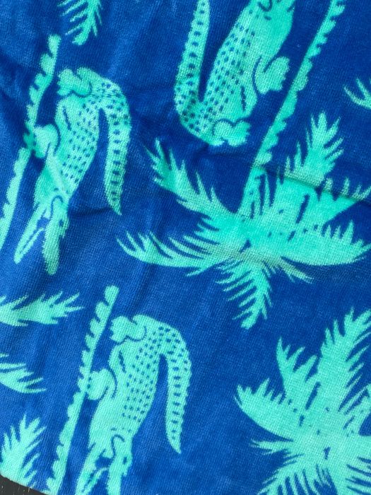 Lacoste. Пляжное полотенце хлопок 90х180 см