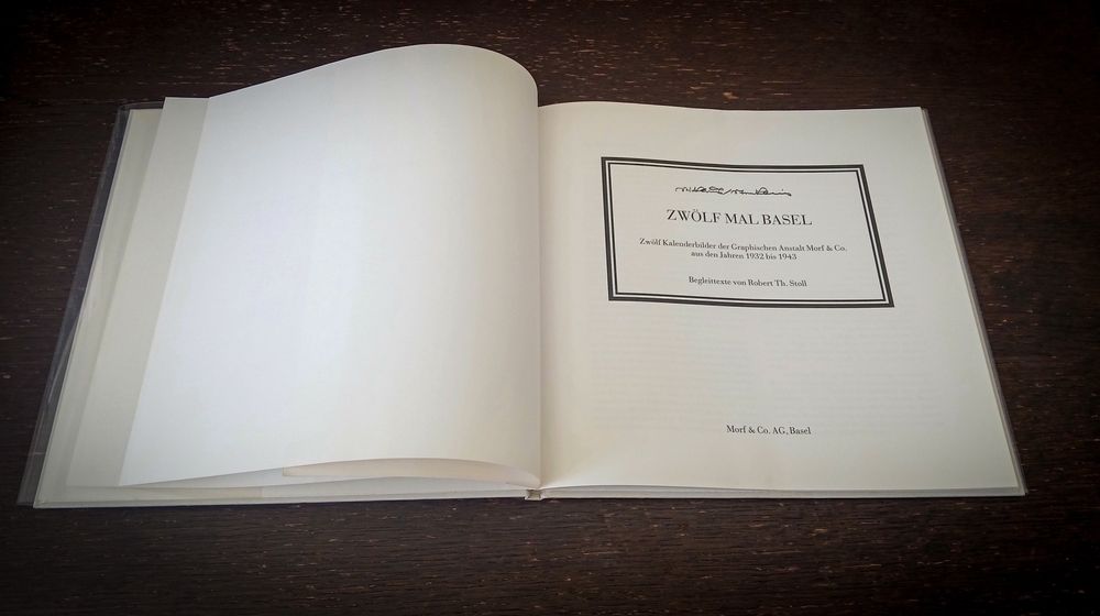Niklaus Stoecklin ZWÖLF MAL BASEL - edição limitada numerada (460/500)