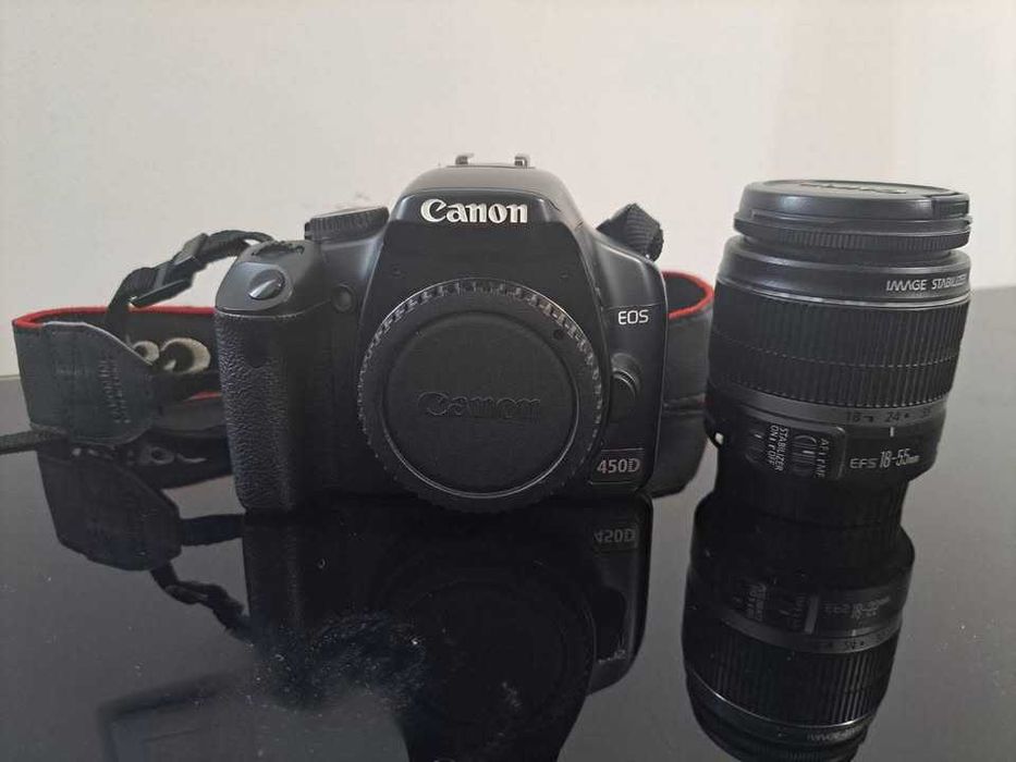 CANON Camera 450D e objetivas em ótimas condições