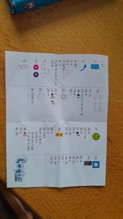 Logic cards karty zestaw niebieski G3 - jak nowe