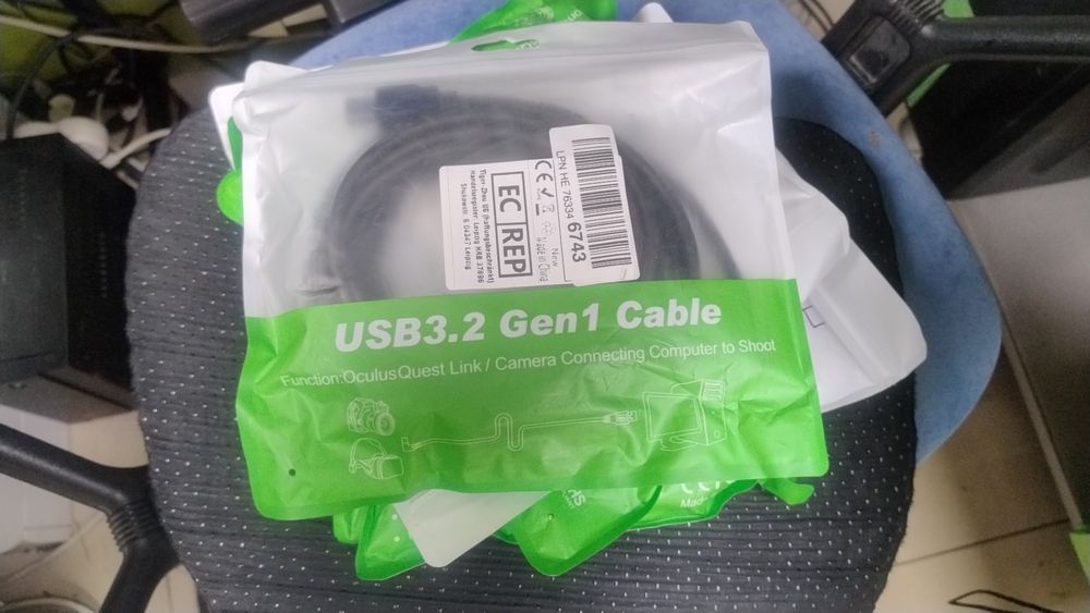 Кабель USB A 3.2 на USB Type- C 5 метрів новий