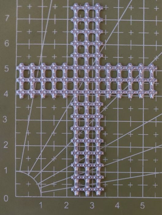 416. Wykrojnik krzyż scrapbooking