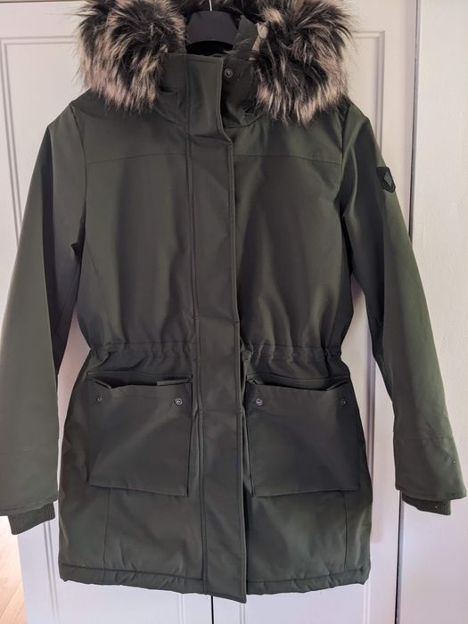 Kurtka zimowa Only Rozm. L oliwka khaki parka ocieplana